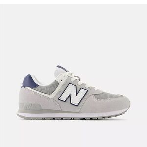 New Balance Kids' Gray and Navy Sneakers